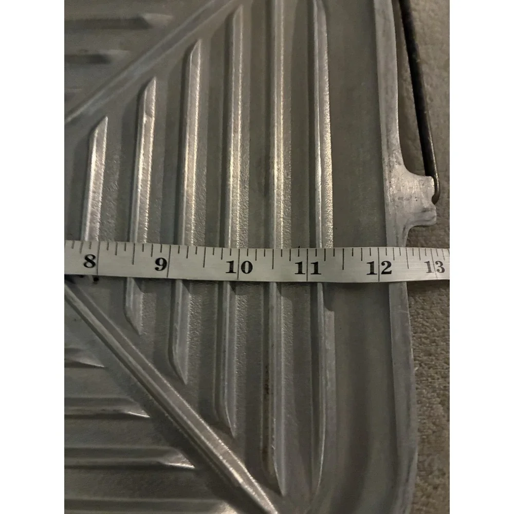 Vintage Silver Seal Griddle Hammered Aluminum 12